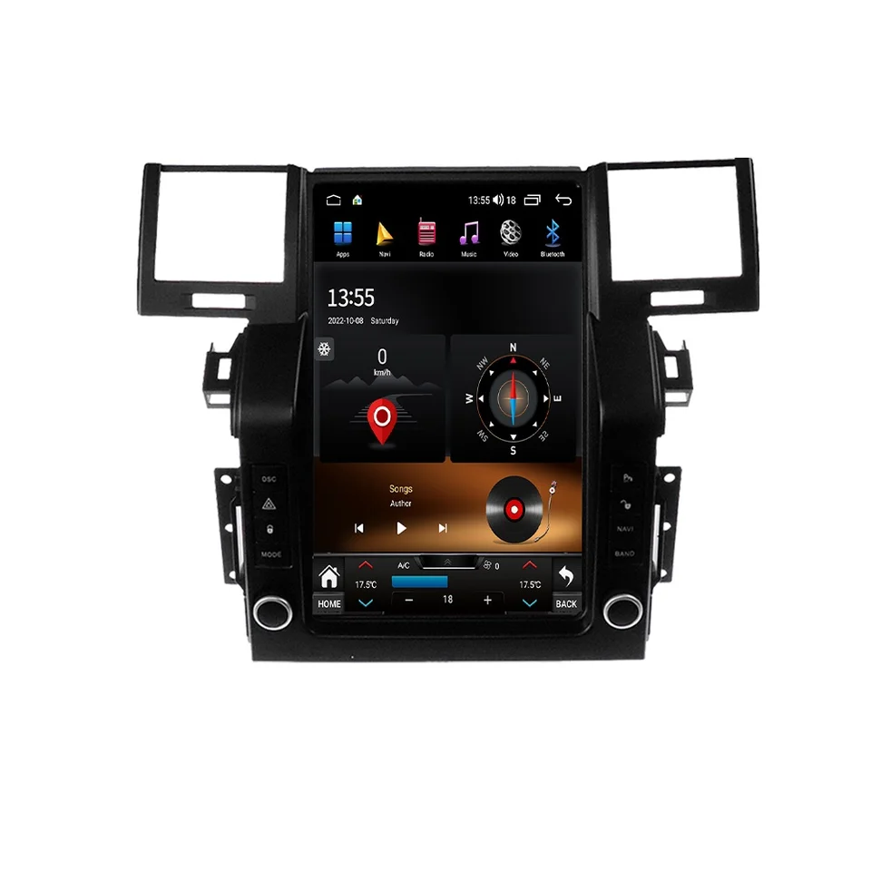 Pre Land Range Rover Sport 2005 - 2009 Android Car Radio Radio Stereo prijímač vertikálna obrazovka GPS Multimedia Player AC Panel