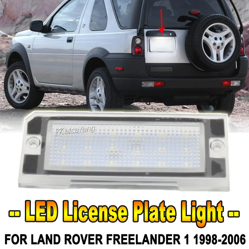 Pre Land Rover Freelander 1 1998 1999 2000 2001 2002 2003-2006 Vysoký jas Biela LED ŠPZ
