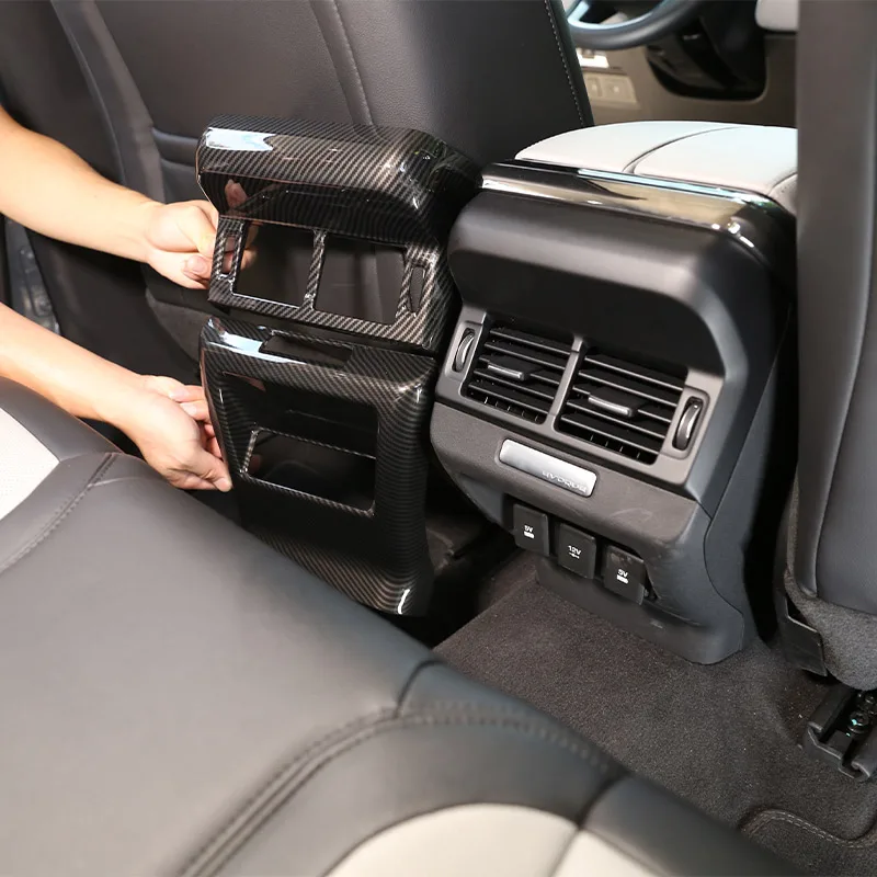 Pre Land Rover Range Rover Evoque 2019 2020 ABS uhlíkové vlákno auto zadný vzduchový rámec Tin