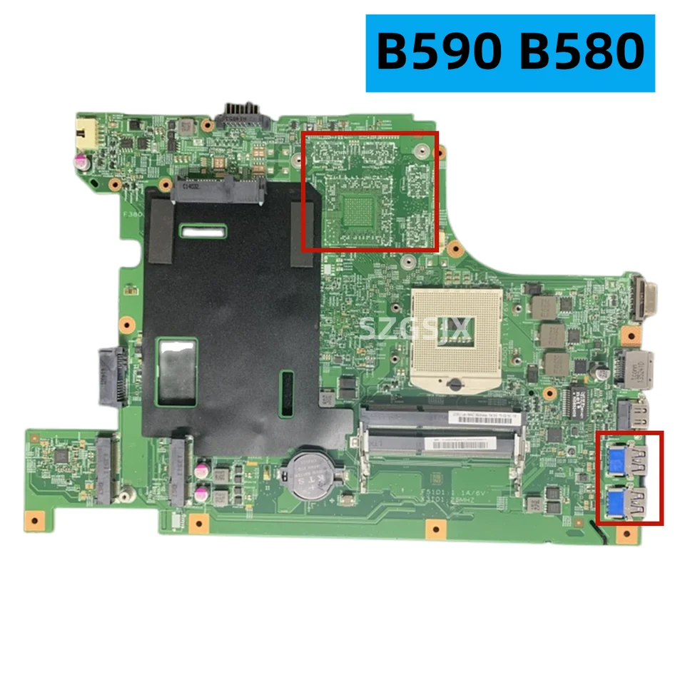 Pre Leneovo B590 B580 V580C Zápisník základnej dosky 11273-1 HM76 HM77 integrovaná grafika DDR3 100% testovaná