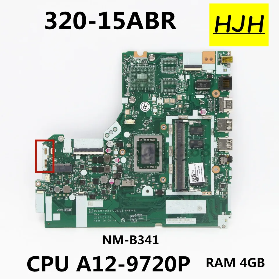 Pre Lenovo IdeaPad 320-15ABR laptop základná doska NMB341 / NM-B341 s CPU A12-9720p RAM 4G Fur 5B20P1116 100% test