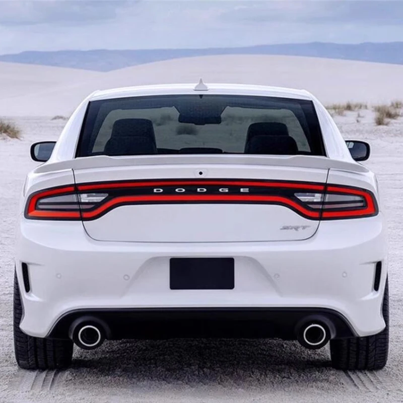 Pre lesklé čierne príslušenstvo spojlera Dodge Charger Daytona ABS plastový automobil Trunt Boot Tail Wing Body Kit 2015-2020 Rok