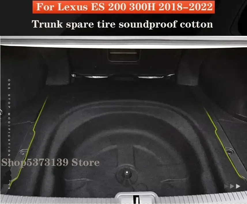 Pre Lexus ES 200 260 300h 2018-2022 Zvuková izolácia Pneumatika Zvuková izolácia bavlnená kmeň tepelný izolácia pena Penná redukcia hluku YJ