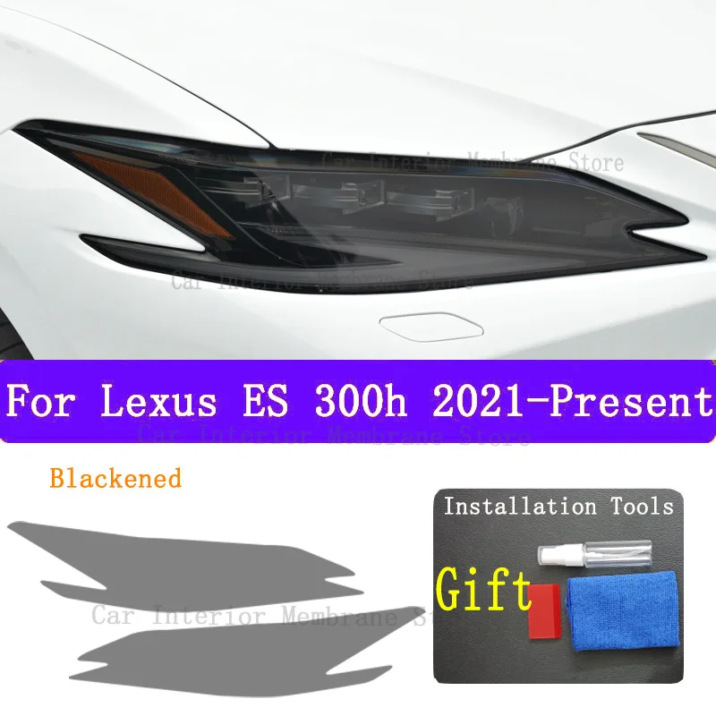 Pre Lexus ES 300H 2021 2022 TPU Exteriér exteriérové ​​svetlomety Anti-Scratch Ochranné filmy Oprava nálepiek Príslušenstvo Príslušenstvo
