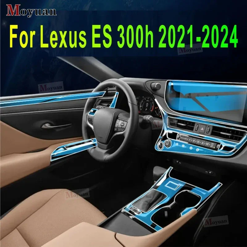 Pre Lexus ES 300H 2021-2024 Prevodovky navigačnú obrazovku Automobilový interiér TPU Protective Film Anti-Scratch Sticker
