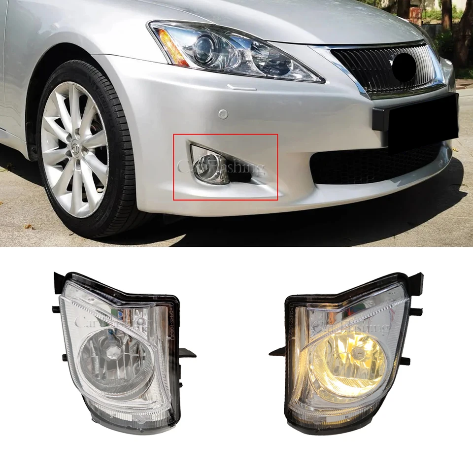 Pre Lexus IS250 IS300 2006 2007 2008 2009 2010 Automobilový nárazník Foglight Foglamp Fog Lights 81221-53280 81211-53280