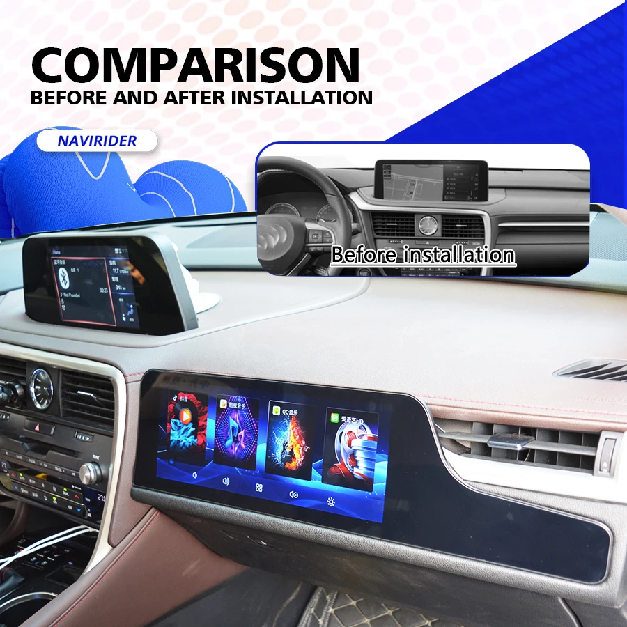 Pre Lexus RX RX300 RX350 RX200T RX450H Inovovaná Copilot Smart Screen CarPlay GPS Autoradio Car Multimedia Player Stereo HeadUnit