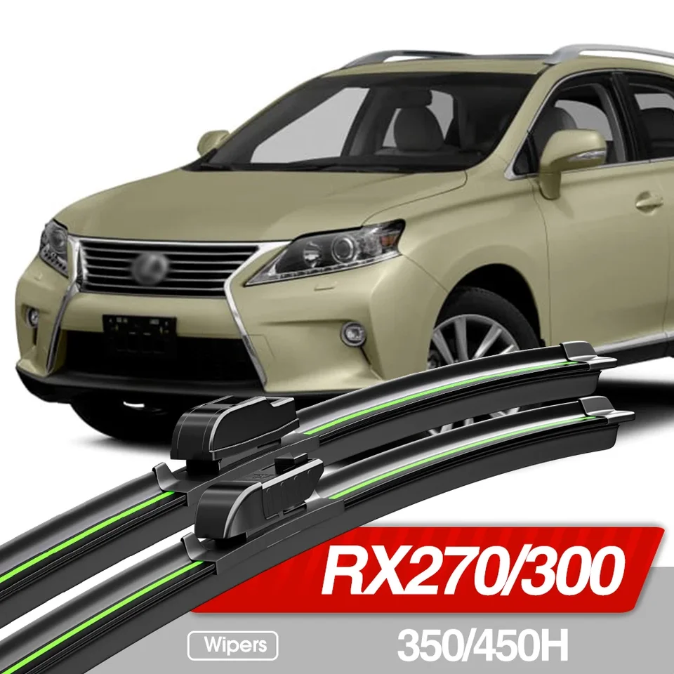 Pre Lexus RX270 RX300 RX350 RX450H 2004-2022 Čepele predného čelného skla 2x príslušenstvo okien čelného skla 2005 2014 2016 2020