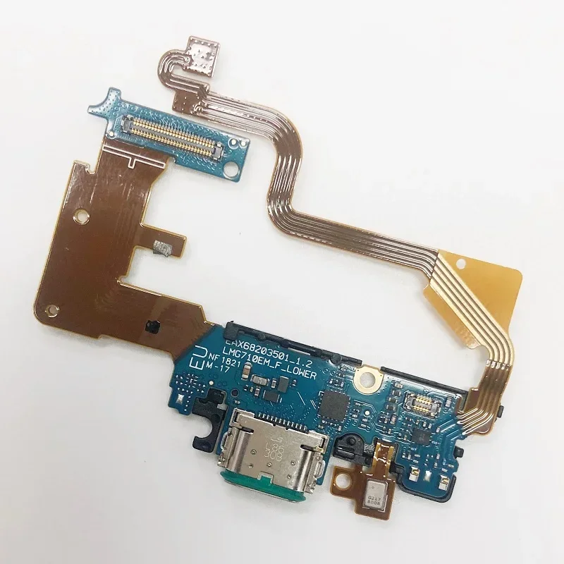 Pre LG G7 Thinq G710 Micro USB Charger Dock Connector Nabíjací port mikrofónový flex káblových dielov