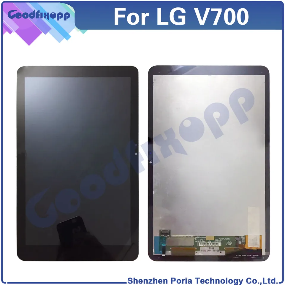 Pre LG V700 LCD displej dotykovej obrazovky Digitalizátor zostavy opravy dielov Výmena