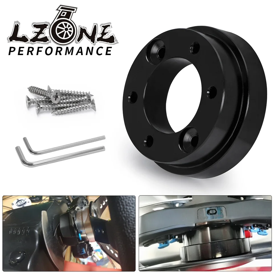 Pre logitech G29 G920 G923 13/4inch Doska adaptéra volantu 70 mm PCD Racing Car Game Modifikácia JR-HUB05BK
