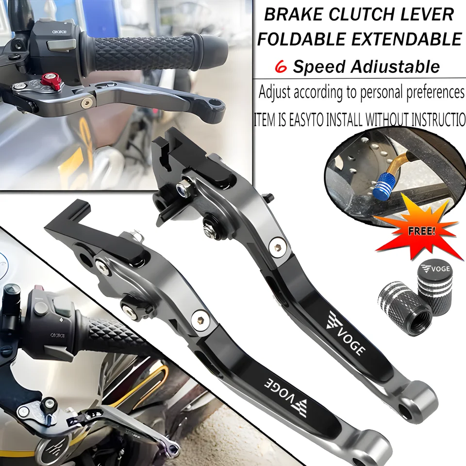 Pre Loncin VoGE 650 500 DS 500R 650DS 500DS Motocykel CNC nastaviteľná skladacia skladacia páka brzdovej spojky