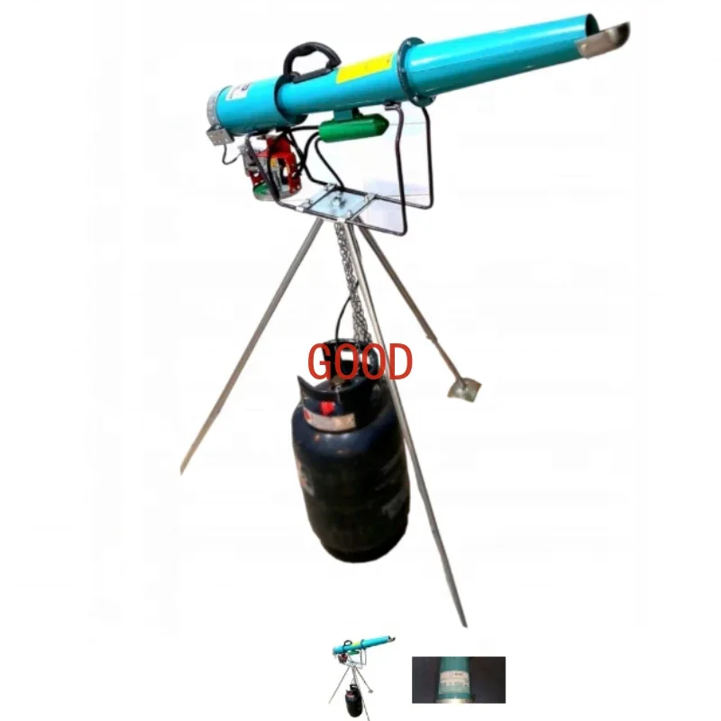 Pre LPG Cannons for Letishs Problémy s vtákmi strach z vtákov plynovej pištole na chov kreviet a poľnohospodárstvo