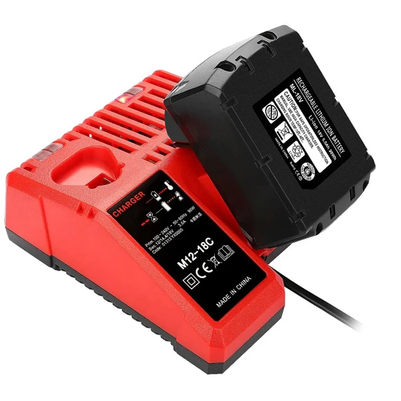 Pre M & 12 pre M & 18 Rapid Subsent Charger M · 12-18 12V 14,4V 18V nabíjačka lítium iónov pre Milwaukee Battery pre M12-18C / N12
