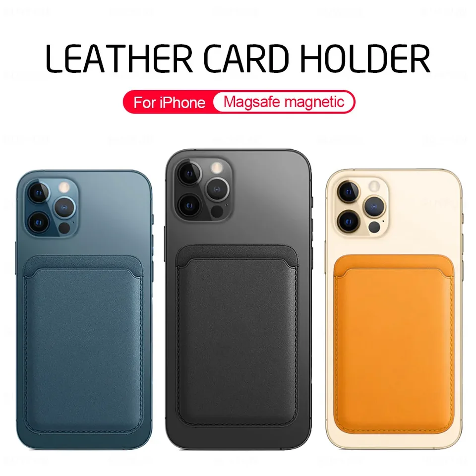 Pre magnetickú koženú kartu Držiteľ karty Magsafe Case Cover IPhone16 Case iPhone 16 Pro Max Iphon Ipone Phone 16Promax Bag Accessories