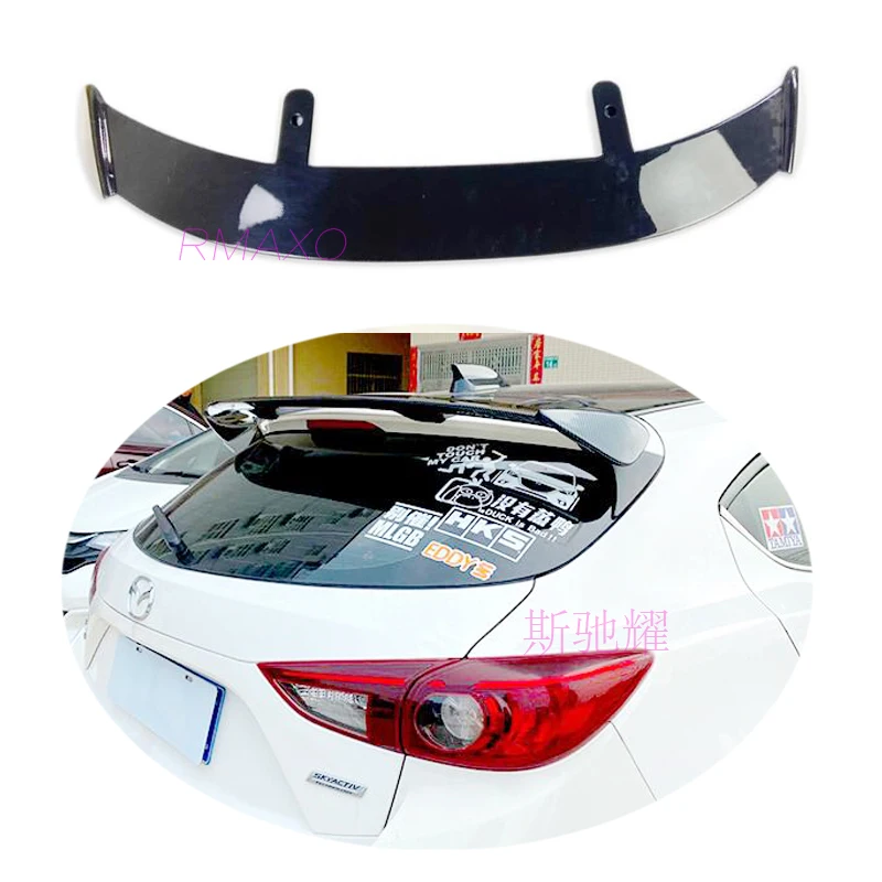 Pre Mazda 3 Axela Hatchback Spoiler 2014-2018 Mazda 3 Axela Spoiler TF ABS Plastový materiál