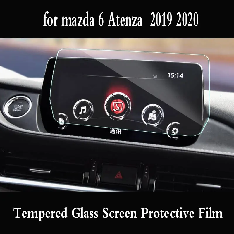 Pre Mazda 6 Atenza Interior 2019 2020 navigáciu automobilov Temperovaná sklenená sklenená obrazovka Film Film Film Automatické príslušenstvo Automatické príslušenstvo