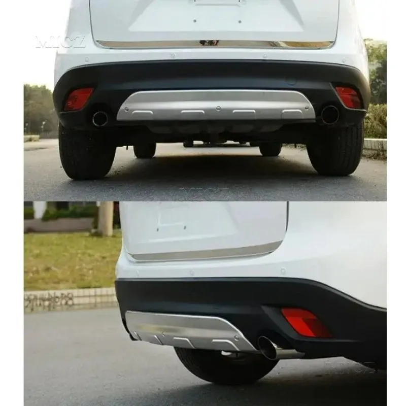 Pre Mazda CX -5 CX5 2012 2013 - 2015 2016 Styling automobilu z nehrdzavejúcej ocele predná a zadná nárazníčka Chrániče šmyku doštičiek