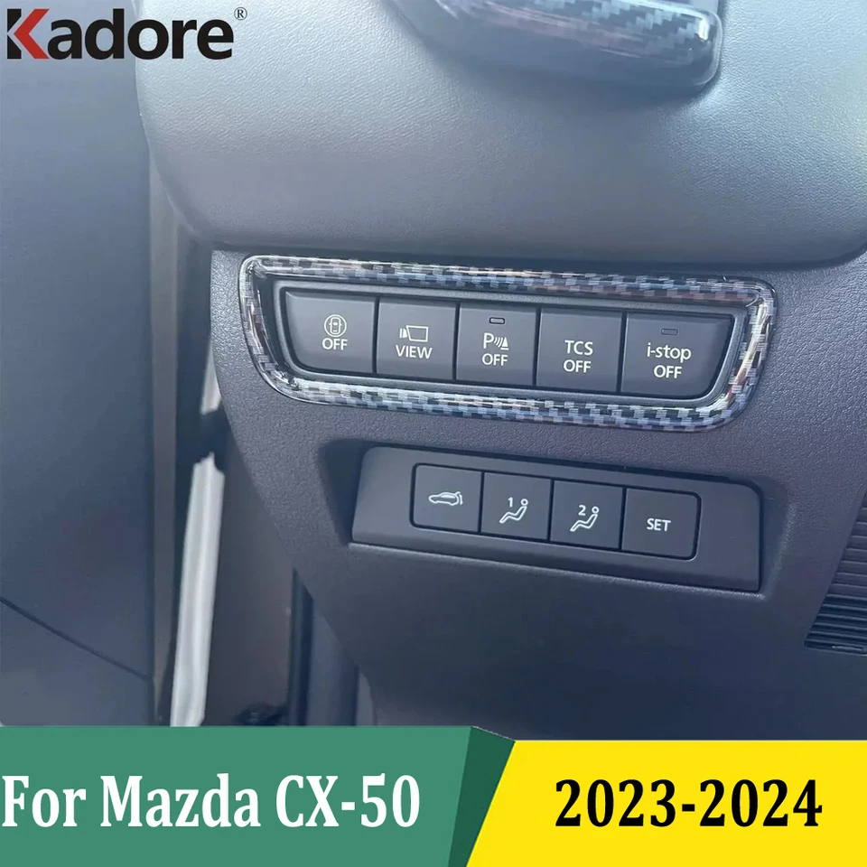Pre Mazda CX-50 CX50 2023 2024 Obsah Spevnostný prepínač TREST ZAMESTNANIE OVLÁDACIE OVLÁDANIE KRYTOVÉHO KRYTU Vnútorné príslušenstvo uhlíkové vlákno