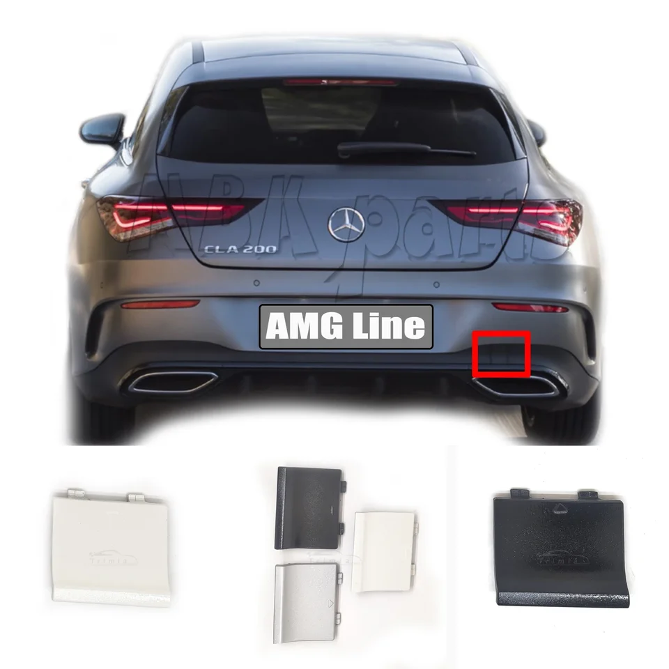 Pre Mercedes-Benz 16-19 CLA W117 AMG Line Coupe C117 Zadný nárazníkový háčikový háčikový kryt CLA180 CLA200 CLA220 CLA250 1178859800