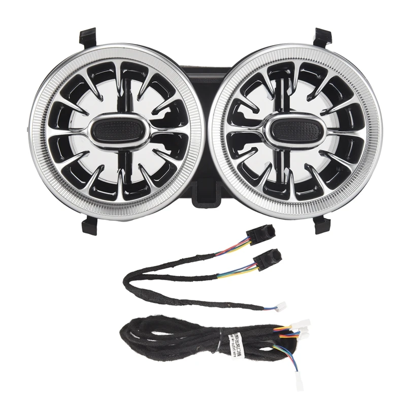 Pre Mercedes-Benz A-Class W177 2019-2024 64 farieb zadná klimatizácia výstup LED LED LED Light Light Light Turbine Vzduch vzduch