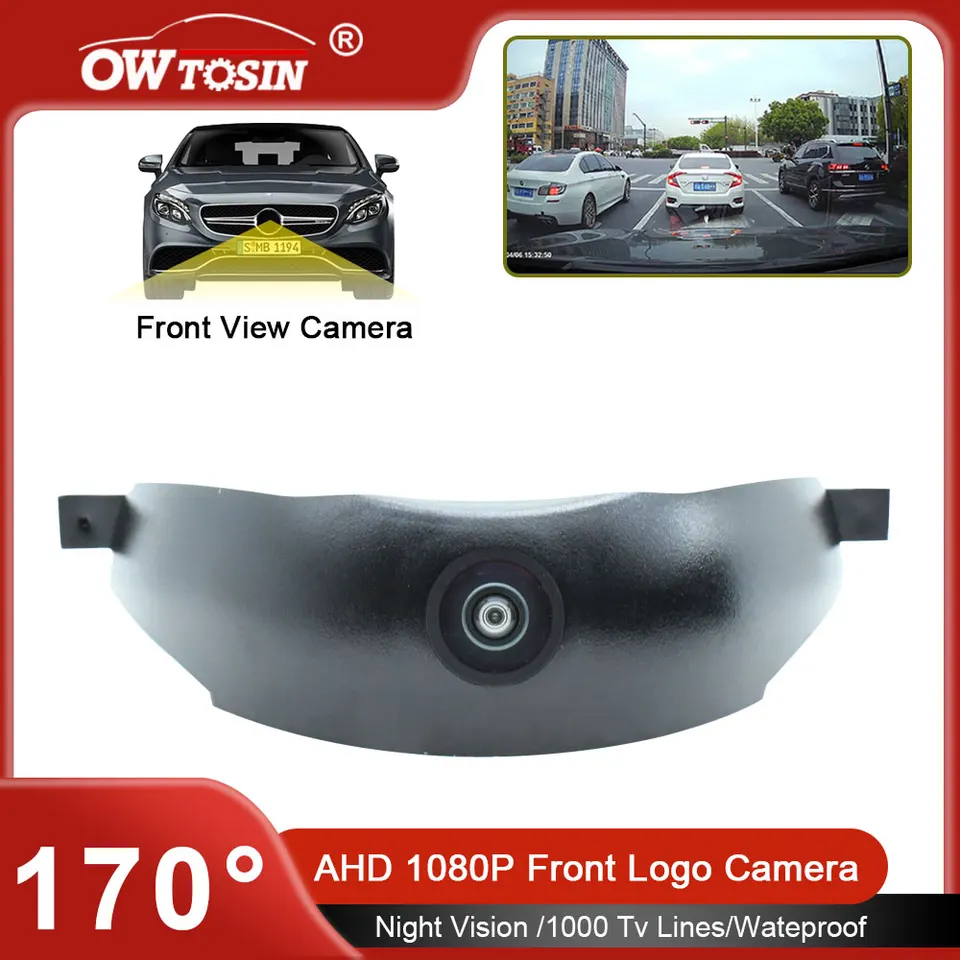 Pre Mercedes Benz C Class W205 S205 A205 C205 2018 2019 2020 Logo vozidla Front View Camera AHD 1080P 170 ° predná kameru automobilu