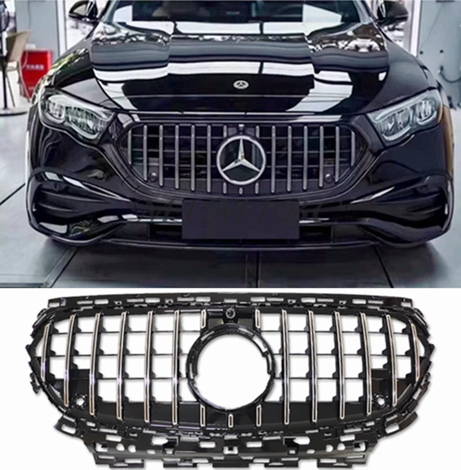 Pre Mercedes-Benz E-Class W214 E260 E300 GT Style Bumper Grill Grill Grill Automatické príslušenstvo 2024+Perfect Match