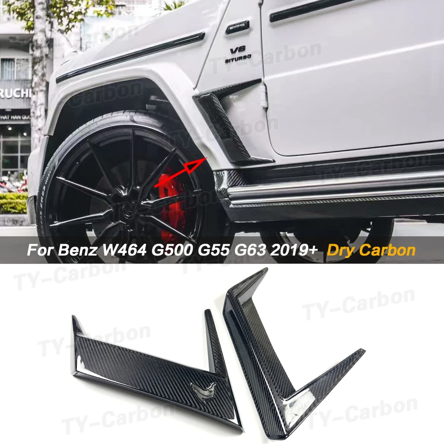 Pre Mercedes-Benz G Class Real Dry Srym Fender Fender Air Virt pre W464 G63 G500 G550 2019-2023