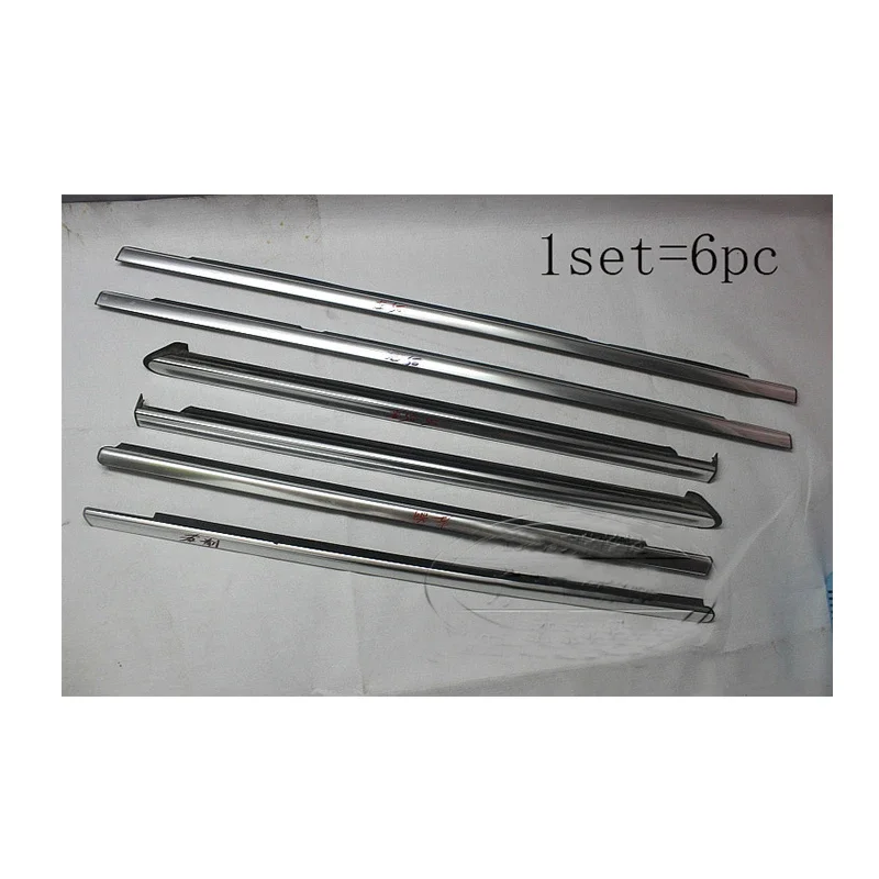 Pre Mercedes-Benz GL Ml W164 GL350 GL450 GL550 GL550 Dvere Glass Vonkajšie prúžky okenné orezanie