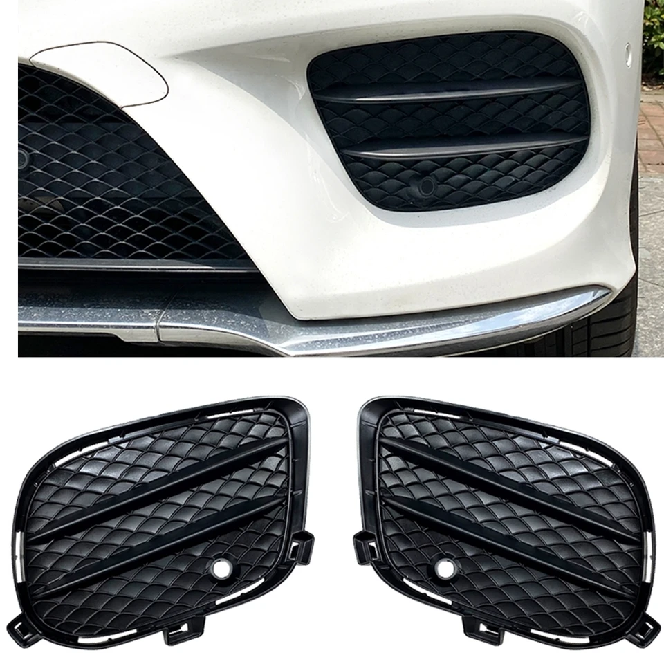 Pre Mercedes-Benz GLE GLS GLE CLEA W166 X166 C292 Coupe AMG predný nárazník Side Air Air Rám FOG Light Lamp Cover Grille