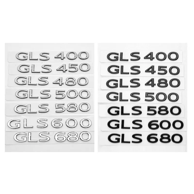 Pre Mercedes-Benz Maybach Series Trunk Label GLS 400 450 480 500 600 680 S480 580 600 Modifikované príslušenstvo ODBOD DECORE OBMEDZENIA