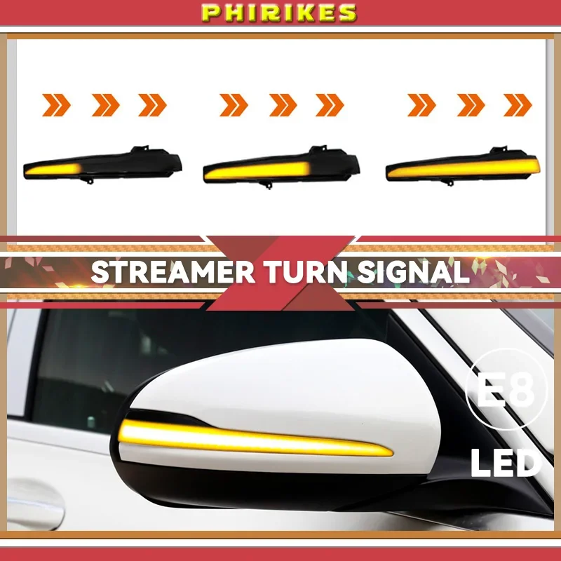 Pre Mercedes Benz Mirror Bliper Light Svetlo Superbed bočné krídlové LED Dynamic Turn Signál C Trieda W205 E W213 S W222 W217 V W447