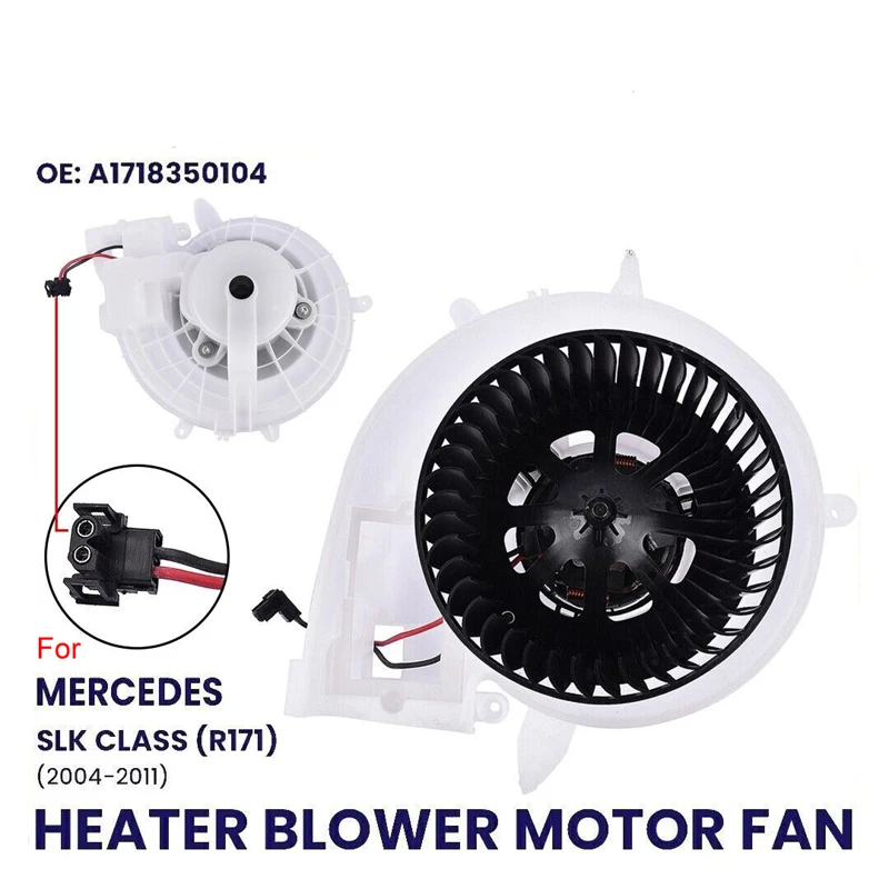 Pre Mercedes Benz SLK R171 Ventilátor dúchadlového dúchadla Ohriečka 1718350104 2004-2011 RHD