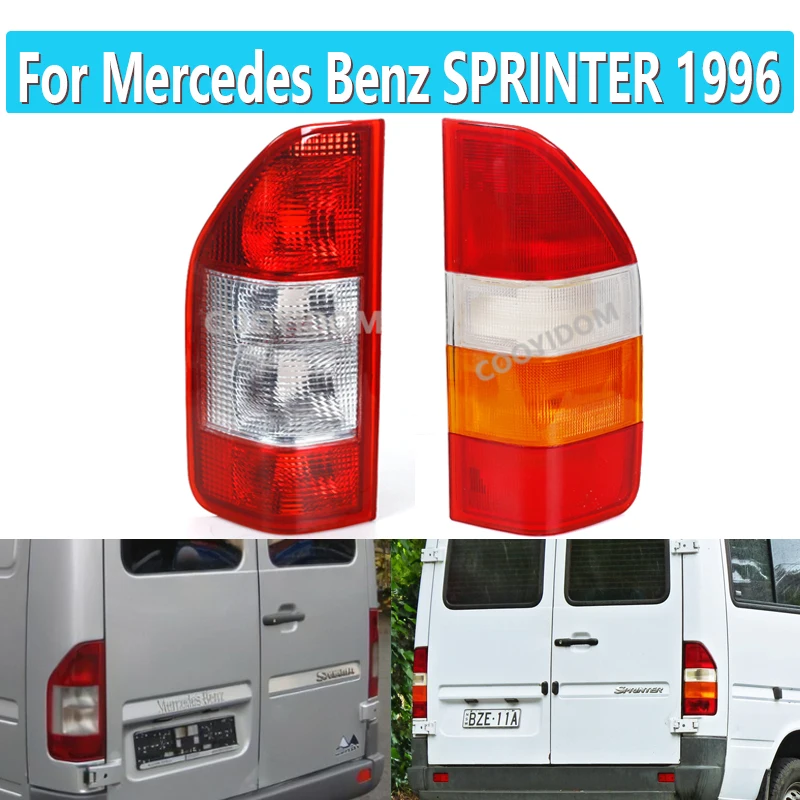 Pre Mercedes-Benz Sprinter 1995 1996 1997-2006 Zadná brzdová lampa Tail Light Taillight Truck Taillight Zostava bez žiarovky bez žiarovky bez žiarovky