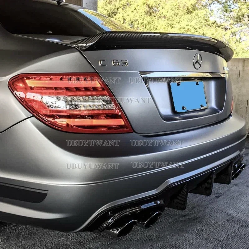 Pre Mercedes Benz W204 C204 C63 AM G C200 C250 C300 2DOOR/4DOOR 2008-2014 C TRIEDA KRAJOVÉHO ZADNÉHO KRIBOVÉHO ZADNÉHO KRIBOVÉHO ZAPOJENIA Krídľového krídla LIP LIP