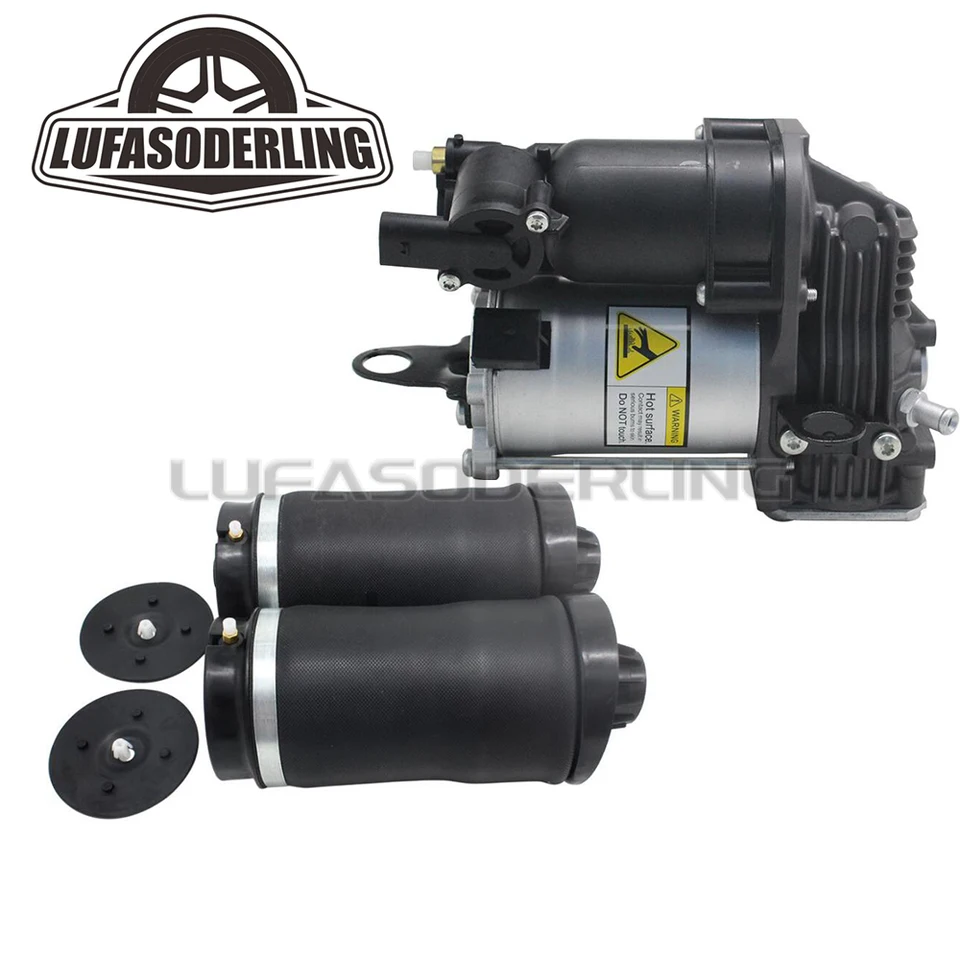 Pre Mercedes Benz W251 R Class R320 Vzduchové odpruženie kompresora s vrecami na pružinu zadnej vzduchu OEM 2513202704 2513200025