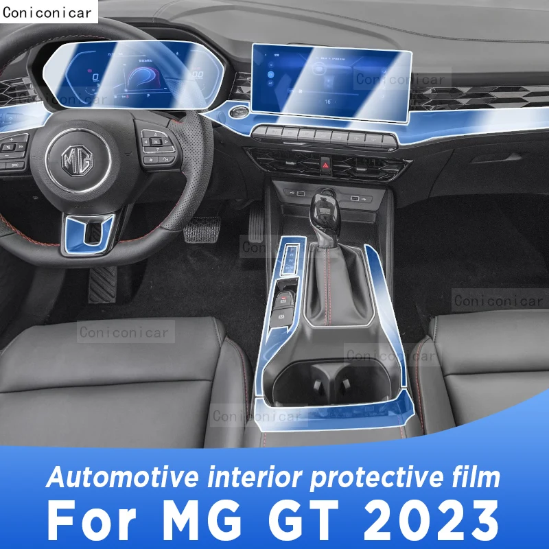 Pre Mg GT 2023 prevodovky navigačnú obrazovku Automobilový interiérový interiérový chránený film Anti-Scratch Sticker Protect