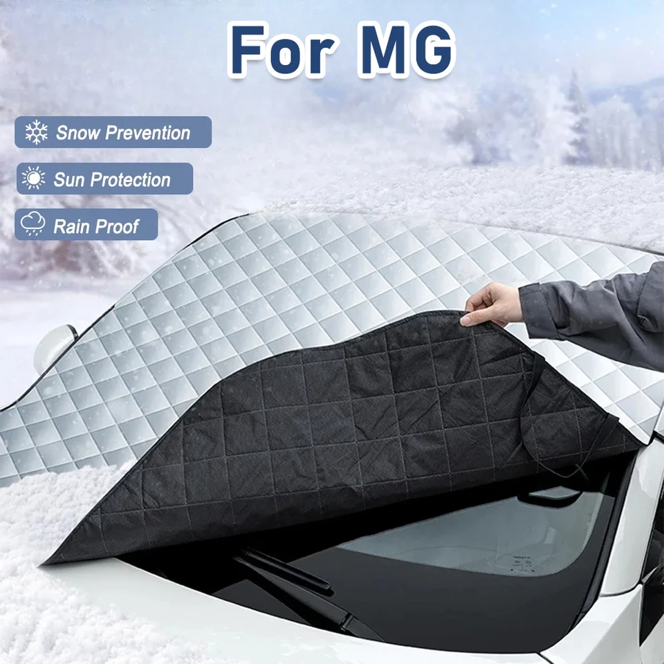 Pre mg zs ev gs gt ezs hs ehs mg3 mg5 mg6 mg7 auto predné čelné sklo slnečné sklo prevencie snehu Snow Shield Nepooderný kryt
