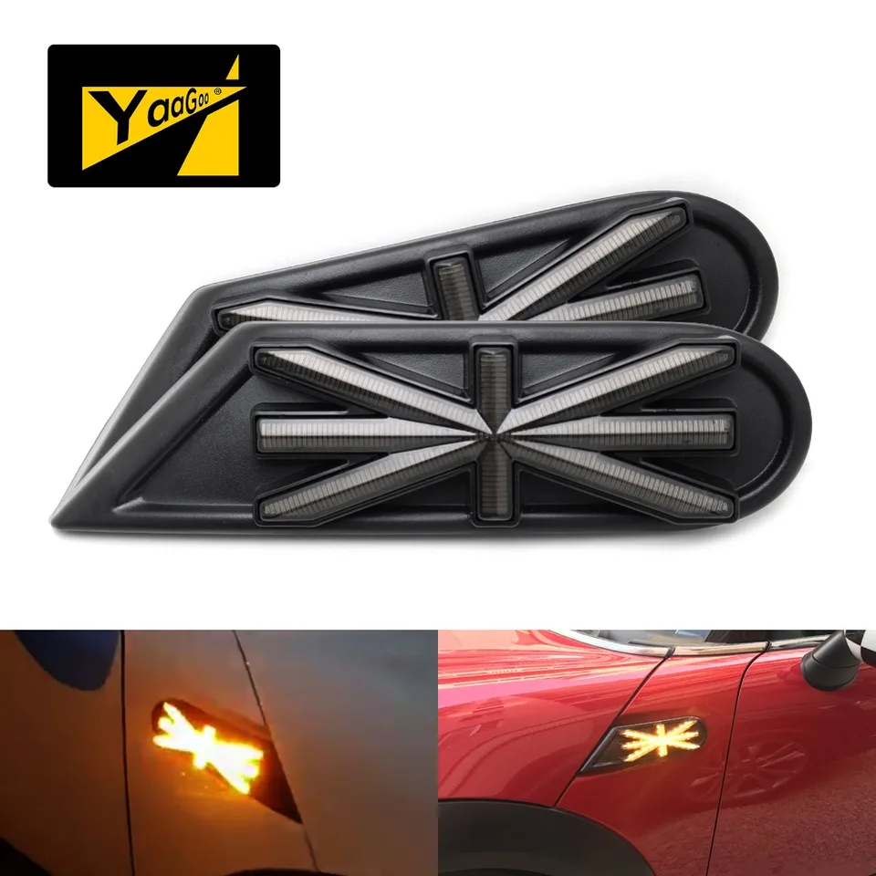 Pre Mini Cooper R50 R56 R57 R58 Dynamické blikajúce bočné bočné značky Zostava Zostava LED signálu LED svetlo Zostava svetla