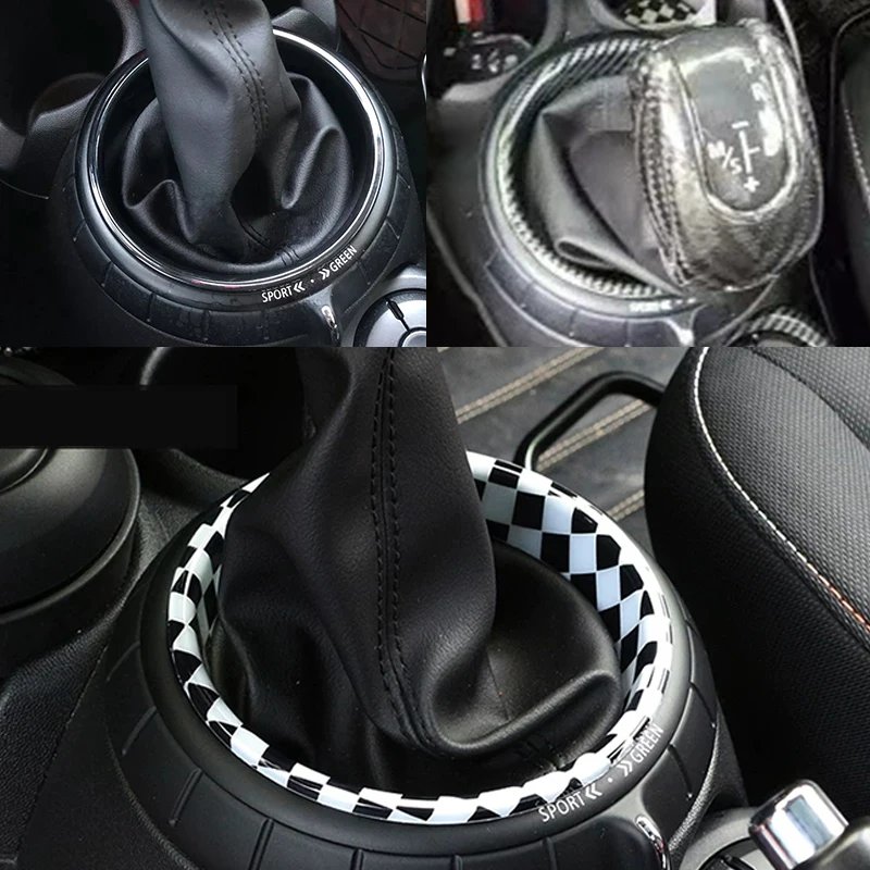 Pre Mini One Cooper S F55 F56 F57 F60 Countryman F54 Clubman Car Feler Lever Panel Cover Cover Interiér dekorácie doplnky