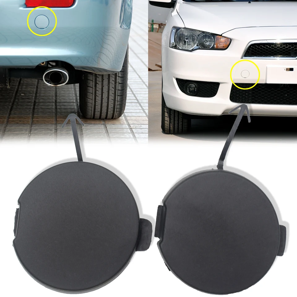 Pre Mitsubishi Lancer 2008-2015 Neprimovaný kryt natiahnutia automobilu na vlečanie oka Zadný predný nárazník Automatické príslušenstvo 2009 2010 2011