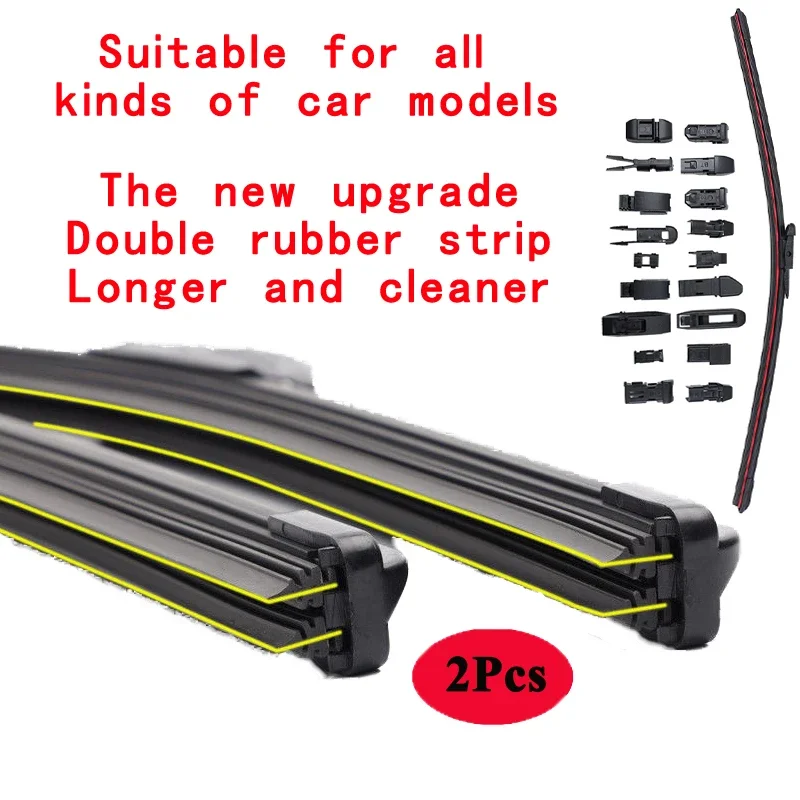 Pre Mitsubishi Lancer MK8 2003 2004 2005 2006 2007 predné okenné stierač Čepele Blade bezrámové gumové náhradné diely