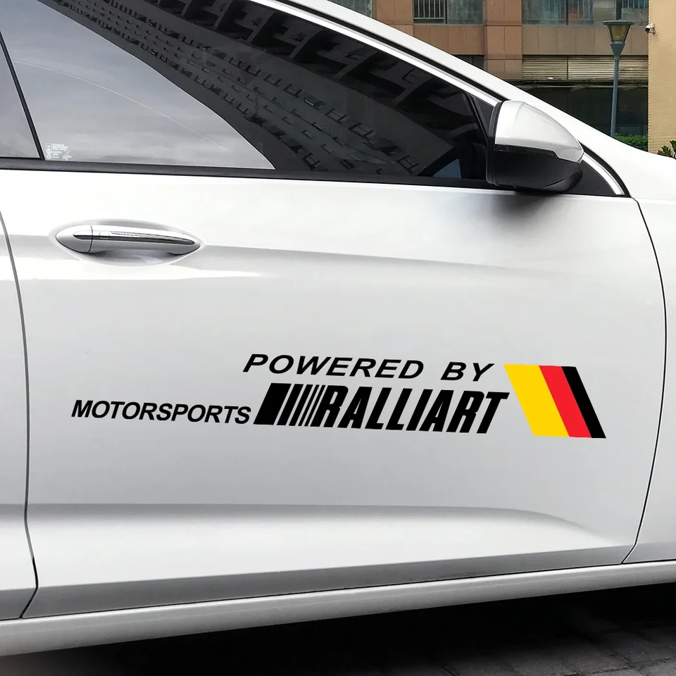 Pre Mitsubishi Ralliart Lancer 10 3 9 Ex Outlander 3 ASX L200 CARISMA COLT Pajero 2ks na bočné nálepky Automatické príslušenstvo Automatické príslušenstvo