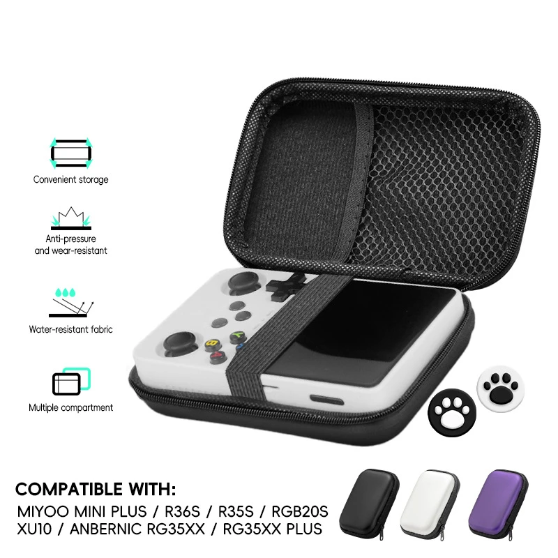 Pre MIYOO MINI PLUS R36S R35S RGB20SXU10 Game Console Ochranná taška Game Console pre Anbernic RG35XX RG35XX Plus Case Case Case Case