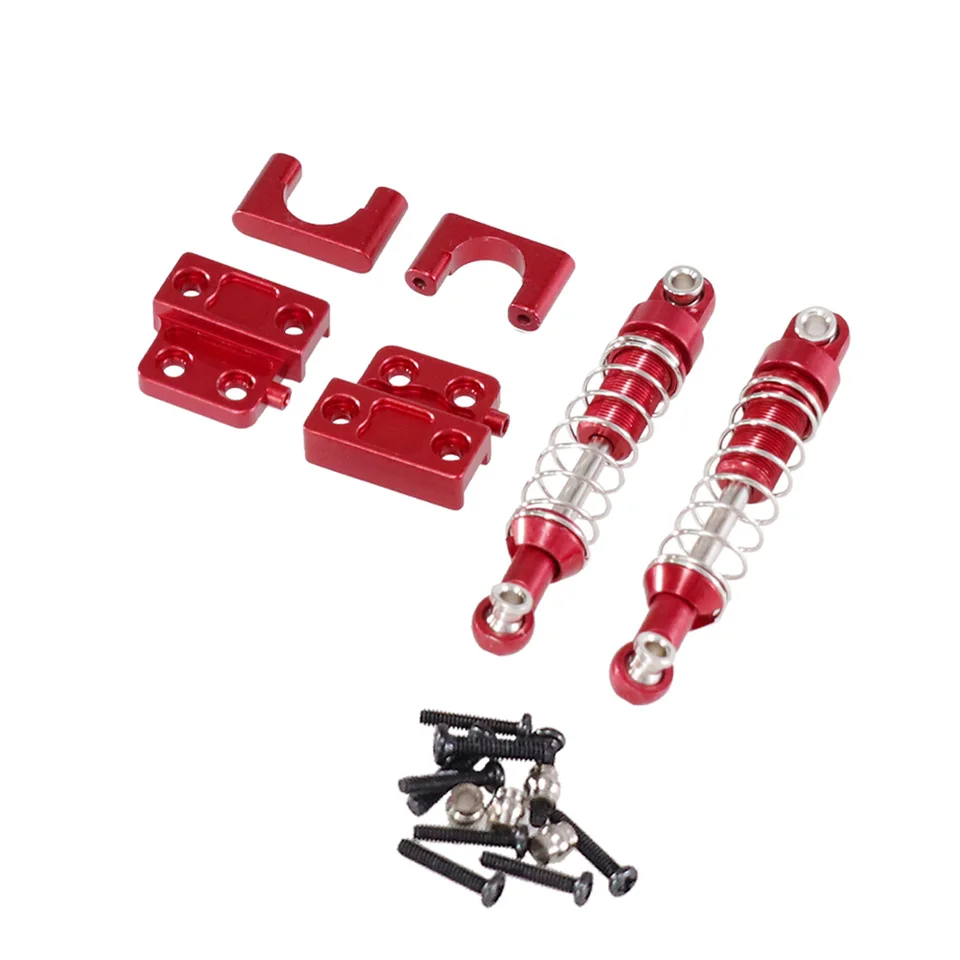 Pre Mn 1/12 RC CAR MN82 LC79 Kovové zadné opravné diely, doplnky na vylepšenie tlmiča zadného tlmiča