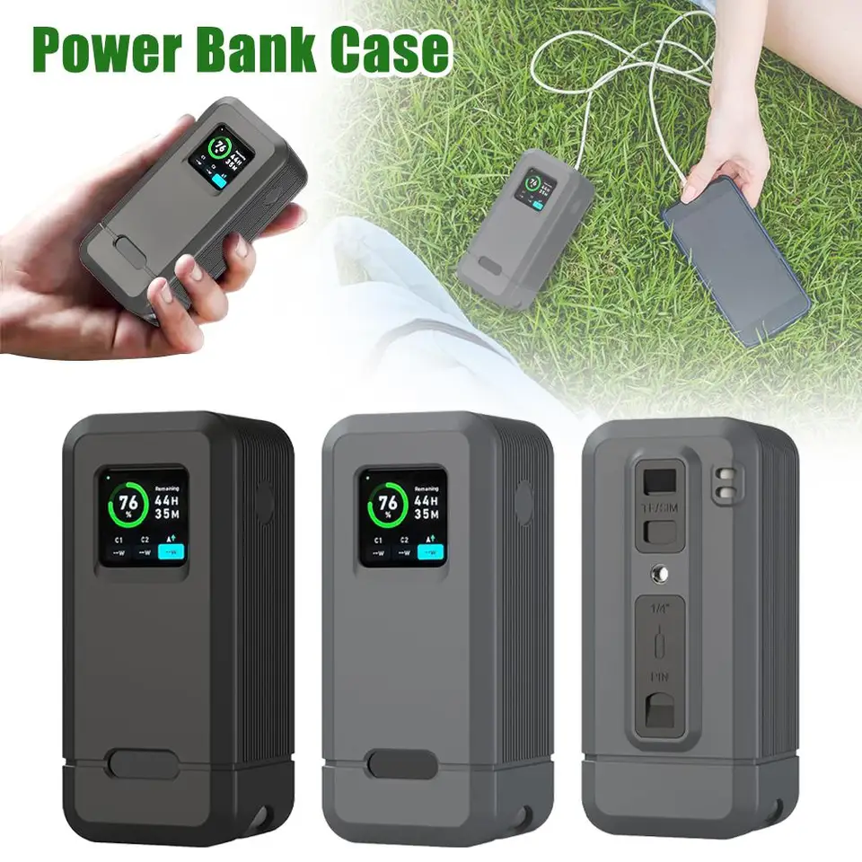 Pre mobilný výkon Anker Prime Mobile 20 000 mAh 200 W 1/4-palcový silikónový škrupina s otvormi orechov pre Anker Prime Power Bank 20000MAH L6Q1