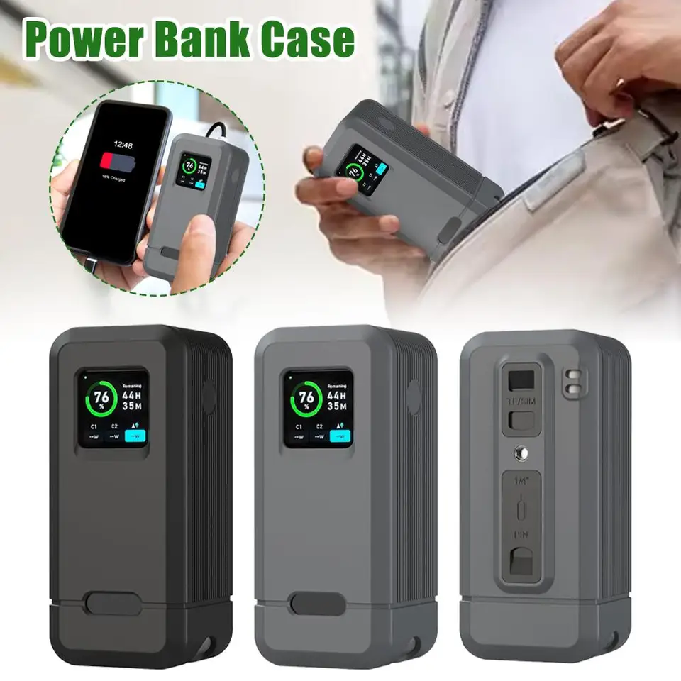 Pre mobilný výkon Anker Prime Mobile 20 000 mAh 200 W 1/4-palcový silikónový škrupina s orechovými otvormi pre Anker Prime Power Bank 20000MAH P2Z3