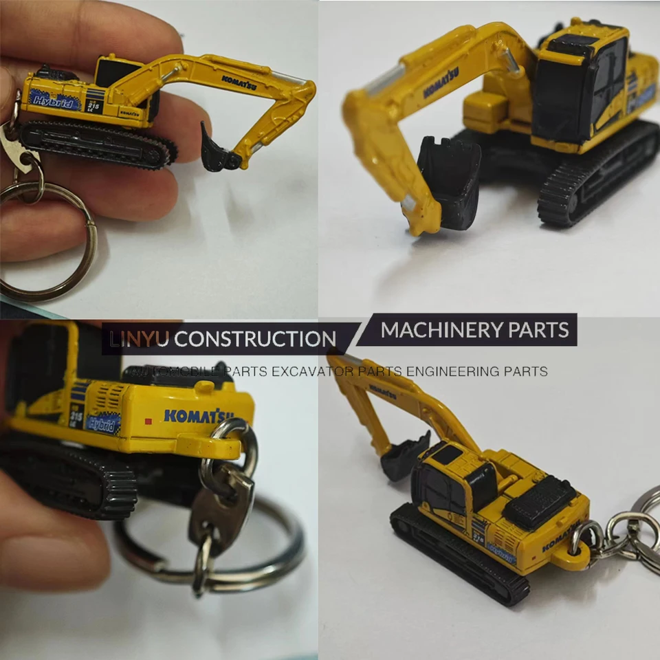 Pre model Komatsu Model Model Keychain ťažké vybavenie zliatiny inžinierskeho vozidla