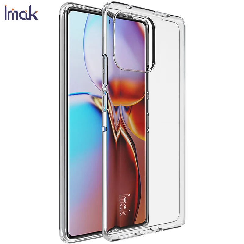 Pre Moto Edge 40 Pro 5g puzdro Imak Ultra Tenk Soft Clear Chrbát Puzdro