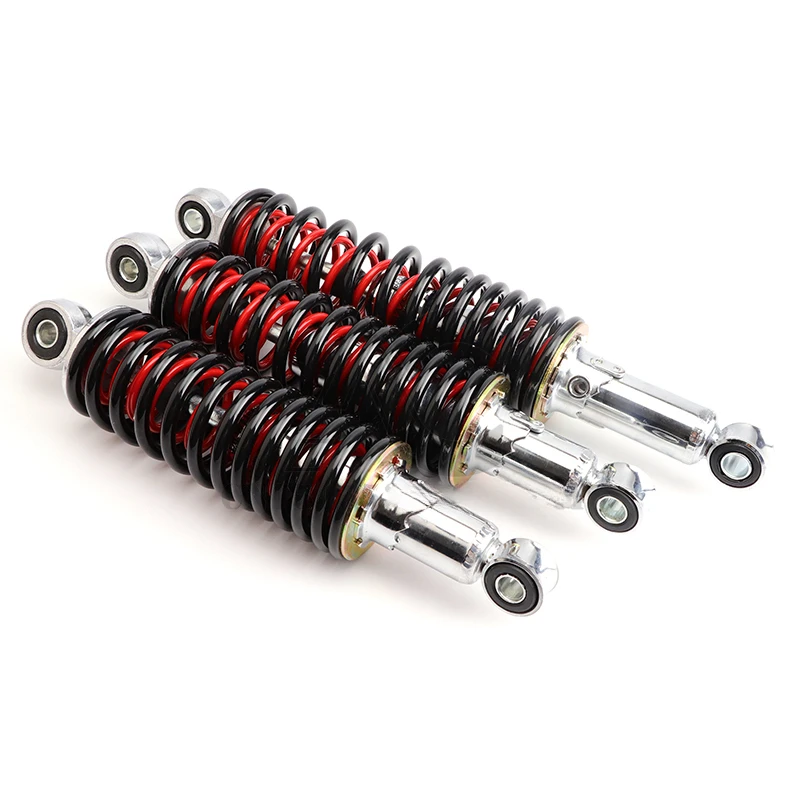 Pre motocyklové príslušenstvo Scooter ATV Zadné nečistoty vysokej kvality 250 mm 270 mm 310 mm dvojité pružinové tlmič vzadu